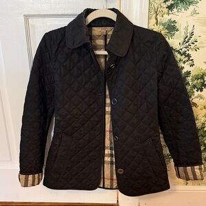 Burberry Black Quilted Jacket